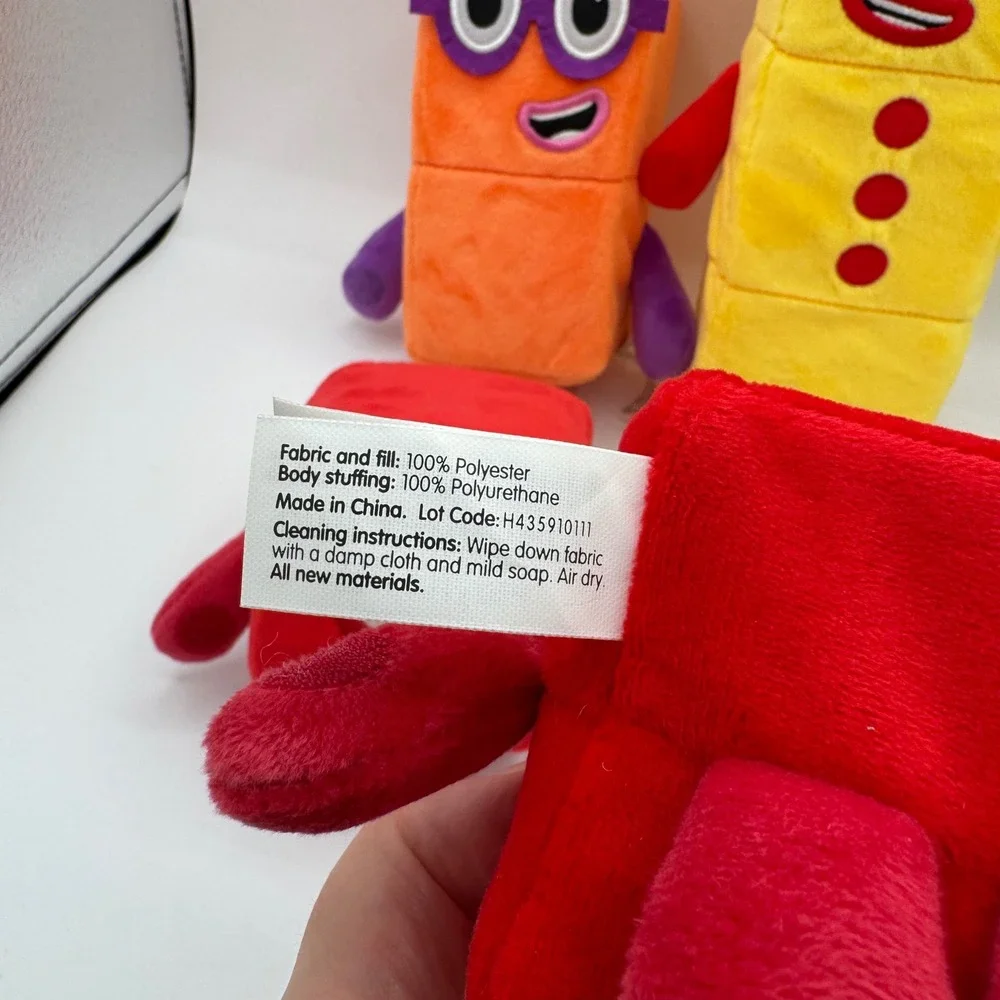 Numberblocks hand2mind Plush Toy Set One Two Three Educational Learning Stuffed